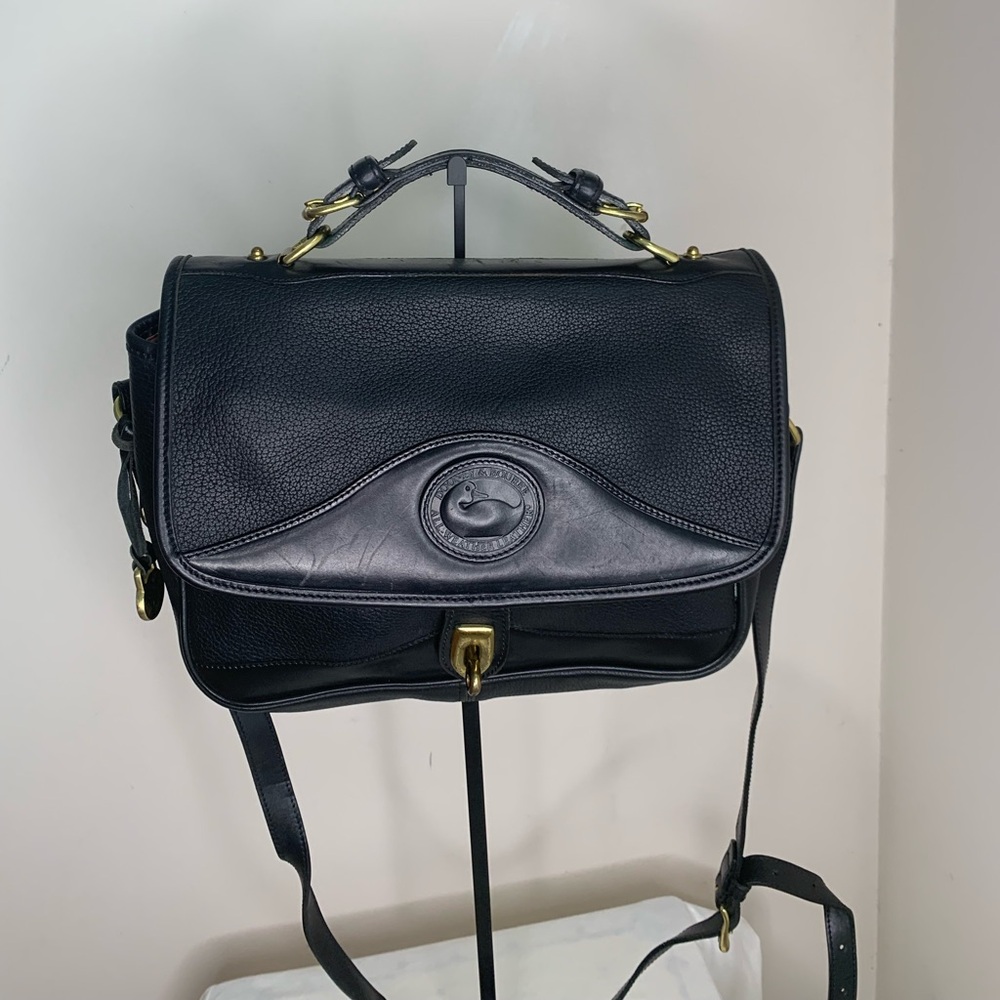 DOONEY & BOURKE Vintage 90s Pebbled Leather  Satchel Bag
